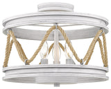 Chatham Semi-Flush, Gray Driftwood