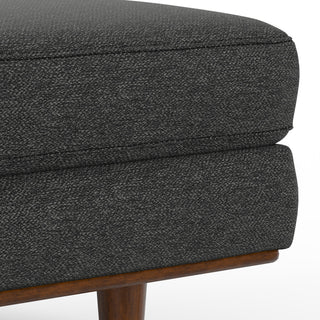 Morrison Ottoman, Charcoal Grey, 33"