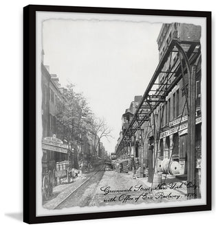 "Old Road" Framed Painting Print, 18x18