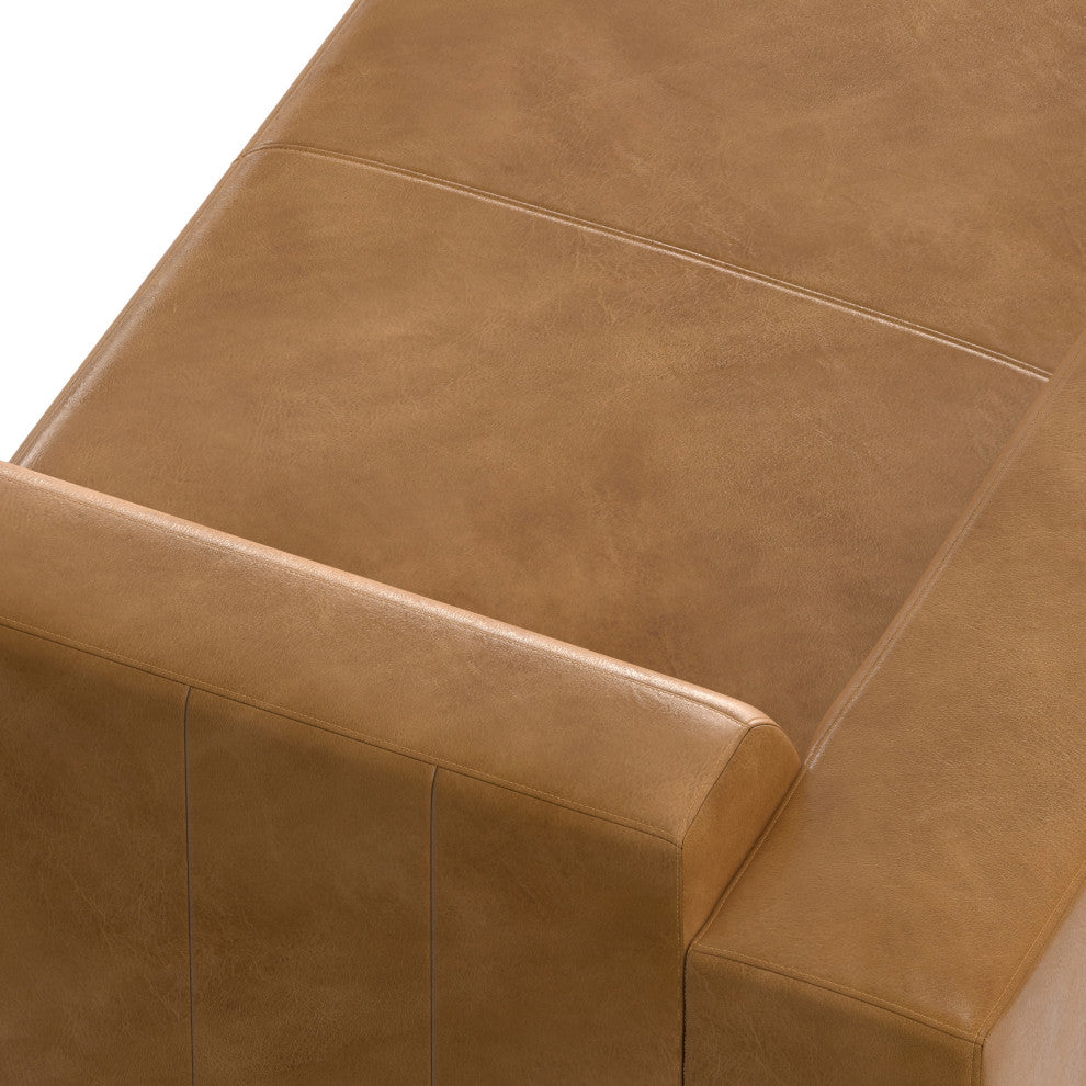 Rex Left Chaise Sofa Module in Genuine Leather