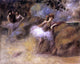 Jean-Louis Forain Dancer on the Set, 20"x25" Gallery Wrapped Canvas Print