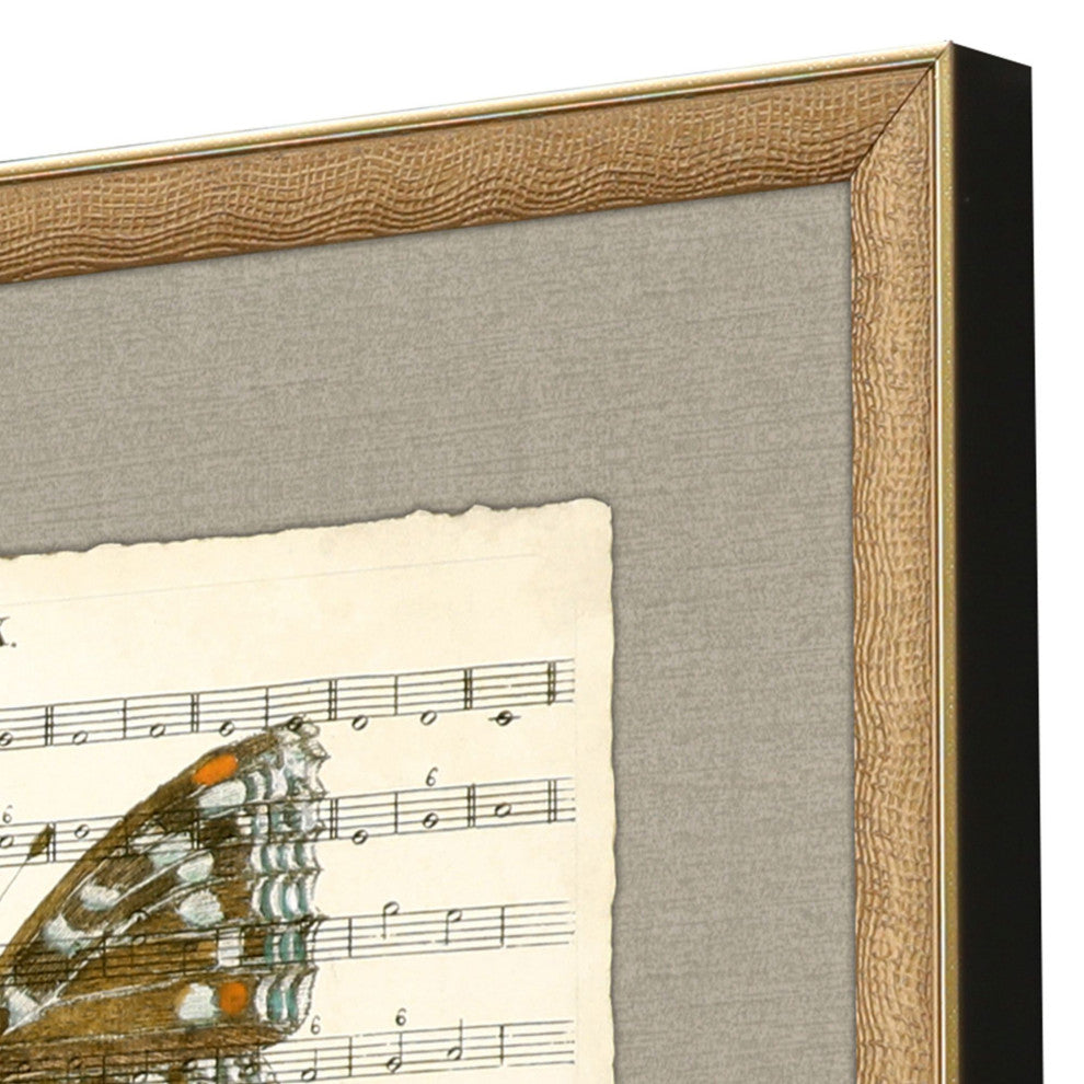Musical Butterflies Artwork, 2-Piece Set