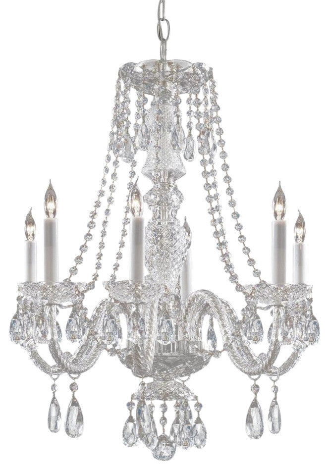 Crystorama Traditional Crystal 6-Light Chandelier