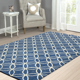 Rizzy Home OP8120 Opus Area Rug 5'x8' Blue