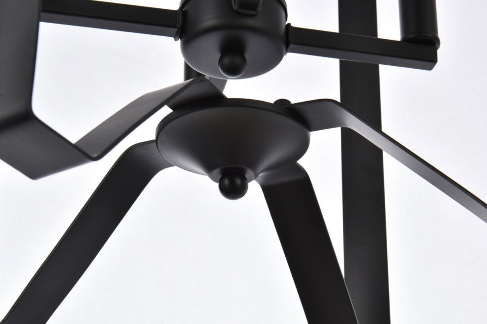 Henry 4-Light Pendant, Black