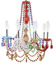Multicolored Palace Acrylic Chandelier