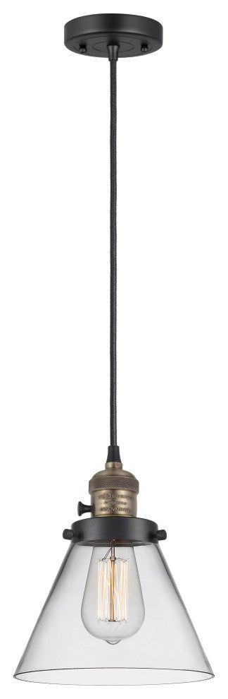INNOVATIONS 201CSW-BAB-G42-LED 1-Light Mini Pendant Black Antique Brass