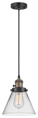 INNOVATIONS 201CSW-BAB-G42-LED 1-Light Mini Pendant Black Antique Brass