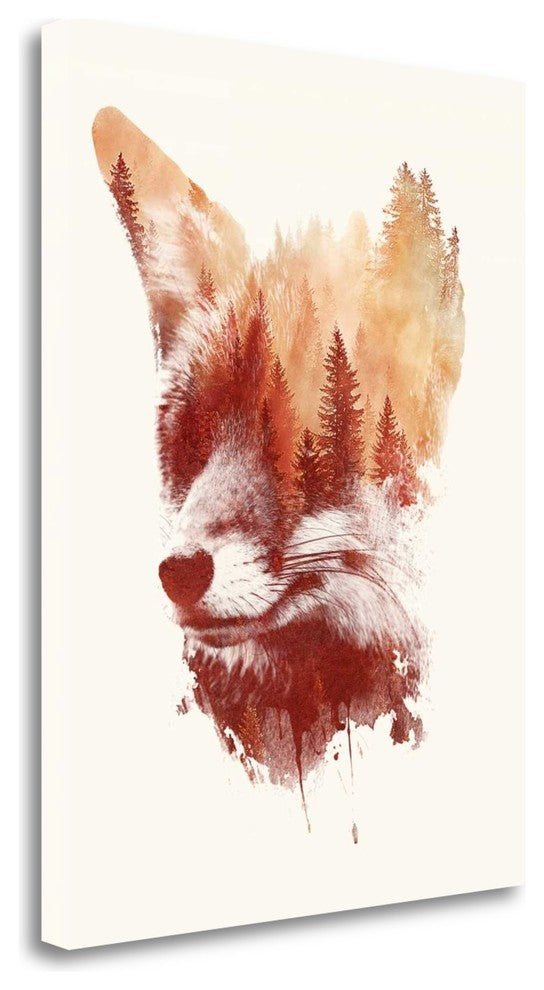 "Blind Fox" By Robert Farkas, Giclee Print on Gallery Wrap Canvas, Ready to Hang