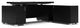 Ford Executive Modern Adjustable Height Desk with Return - Black Oak, Right Return