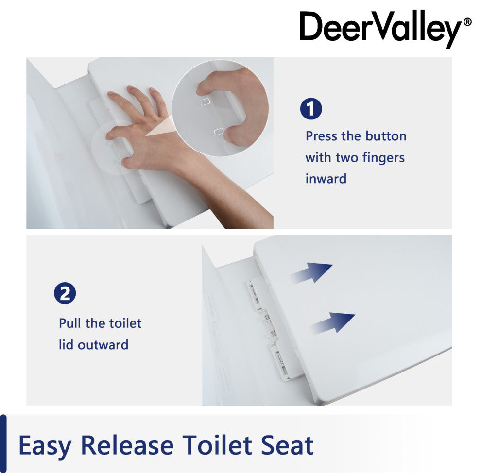 Modern Small One Piece Toilet, Compact Bathroom Tiny Mini Commode Dual Flush