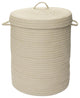Colonial Mills Hamper Simply Home Solid Linen Round Hamper With Lid