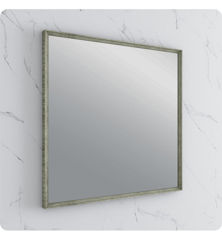 Fresca Formosa 32" Bathroom Mirror in Sage Gray