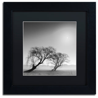 "Reverencia" Matted Framed Canvas Art by Moises Levy