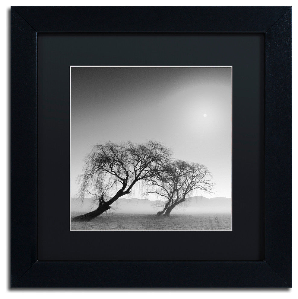 "Reverencia" Matted Framed Canvas Art by Moises Levy