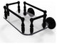Prestige Skyline Wall Mounted Glass Guest Towel Tray, Matte Black