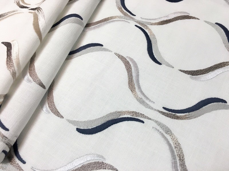 Pleated Drapery Panel (22"W), Fabric and Cotton Lining, 97"l to 108"l