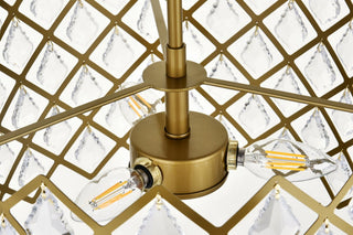 Lyla 16" Pendant, Brass