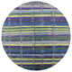 Ahgly Company Indoor Round Mid-Century Modern Area Rugs, 3' Round