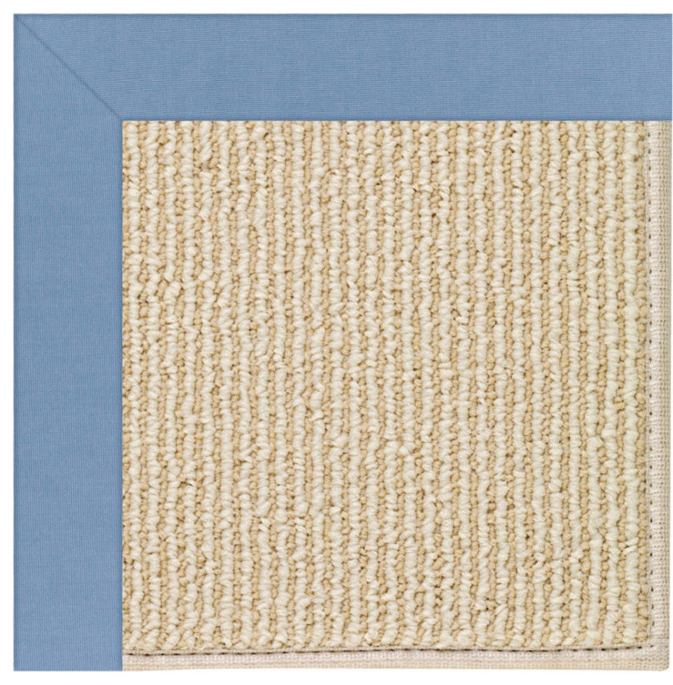 Capel Zoe-Beach Sisal Medium Blue 2009_437 Machine Tufted Rugs - 2' 6" X 12' Run
