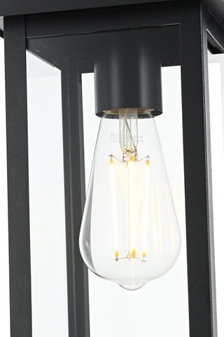 Home Living 6" Outdoor Pendant, Black