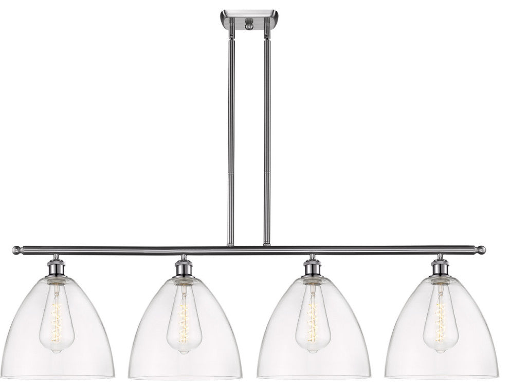 Innovations 516-4I-SN-GBD-122 4 Light Island Light, Brushed Satin Nickel