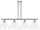 Innovations 516-4I-SN-GBD-122 4 Light Island Light, Brushed Satin Nickel