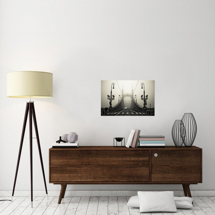 "The Bridge" Stretched Canvas Giclee by Arminmarten, 30"x20"