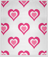30 x 40 in Burnin' Love Valentine's Throw Blanket, Pink