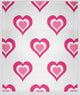30 x 40 in Burnin' Love Valentine's Throw Blanket, Pink