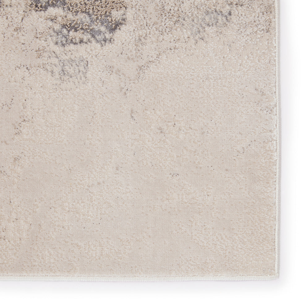 Jaipur Living Cisco Abstract Light Gray/ Silver Area Rug, 8' Rnd