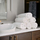BedVoyage Luxury Viscose from Bamboo Towel Collection, White, 3 Piece Set