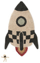 Rocket Machine Washable Kids Rug