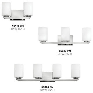 Hinkley Lighting 55023 Kyra 3 Light Vanity Light - Polished Nickel