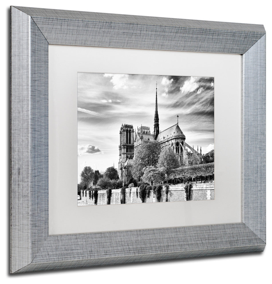 Philippe Hugonnard 'Notre Dame Cathedral Paris' Matted Framed Art, 11x14