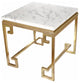 Vintage Phoenician Nights Marble End Table