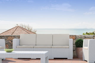 Compamia Monaco Patio Sofa, White