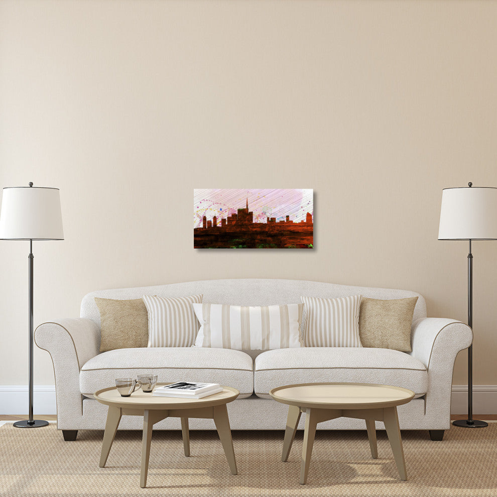 "Milan City Skyline" Fine Art Print
