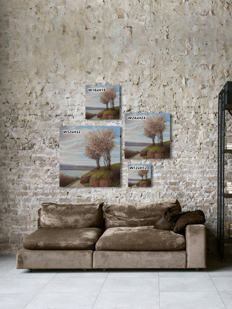 "Nature Is Home" Painting Print on Wrapped Canvas, 18x18