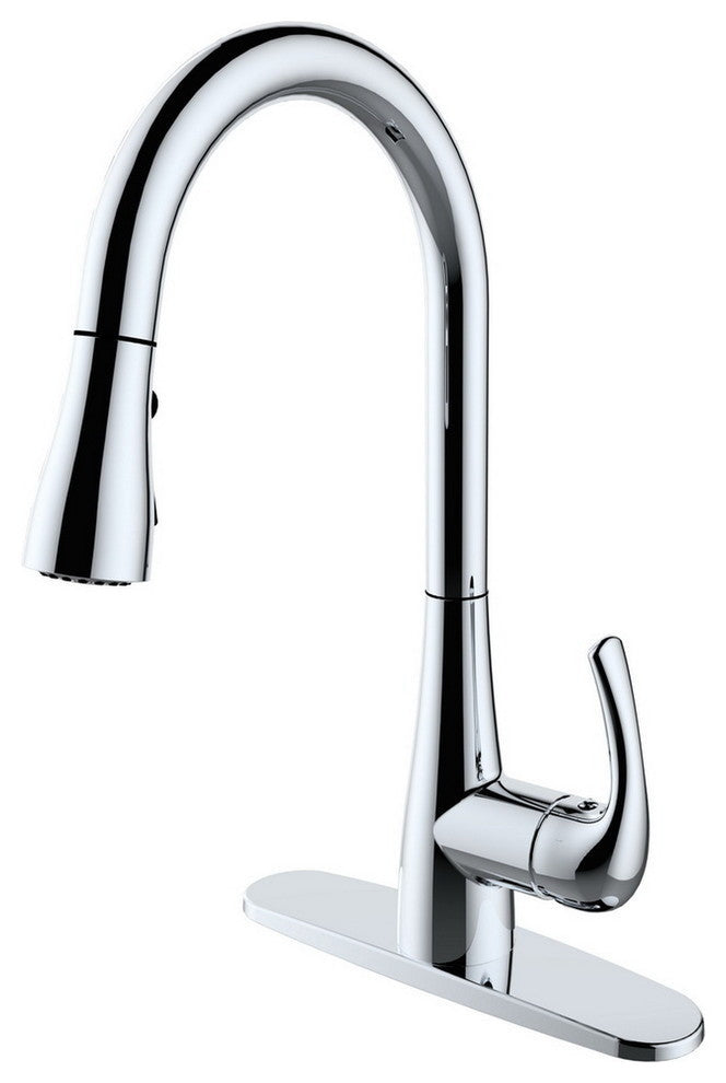 Single-Handle Pull-Down Faucet, Brushed Nickel