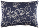 Surya Pedal Power PDP-007 13"x19" Pillow Kit, Ivory/Navy