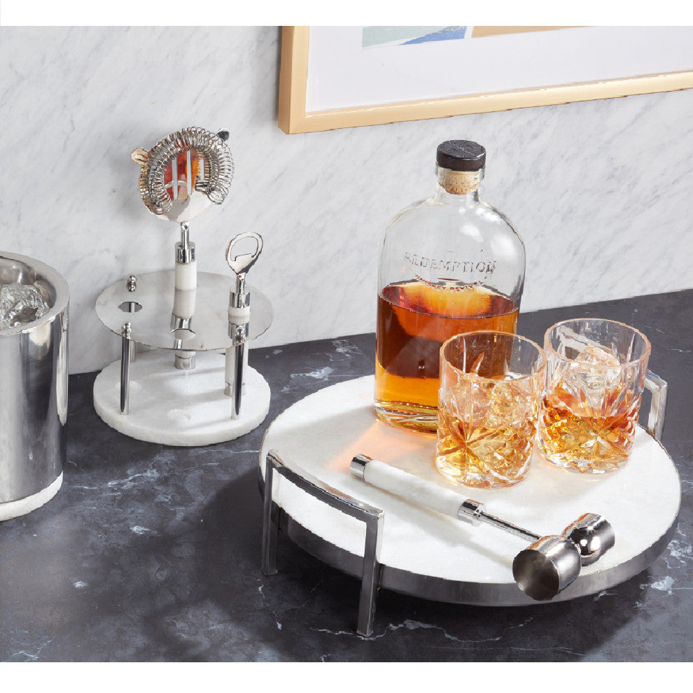 Roman Marble Bar Collection, Bar Tool Set