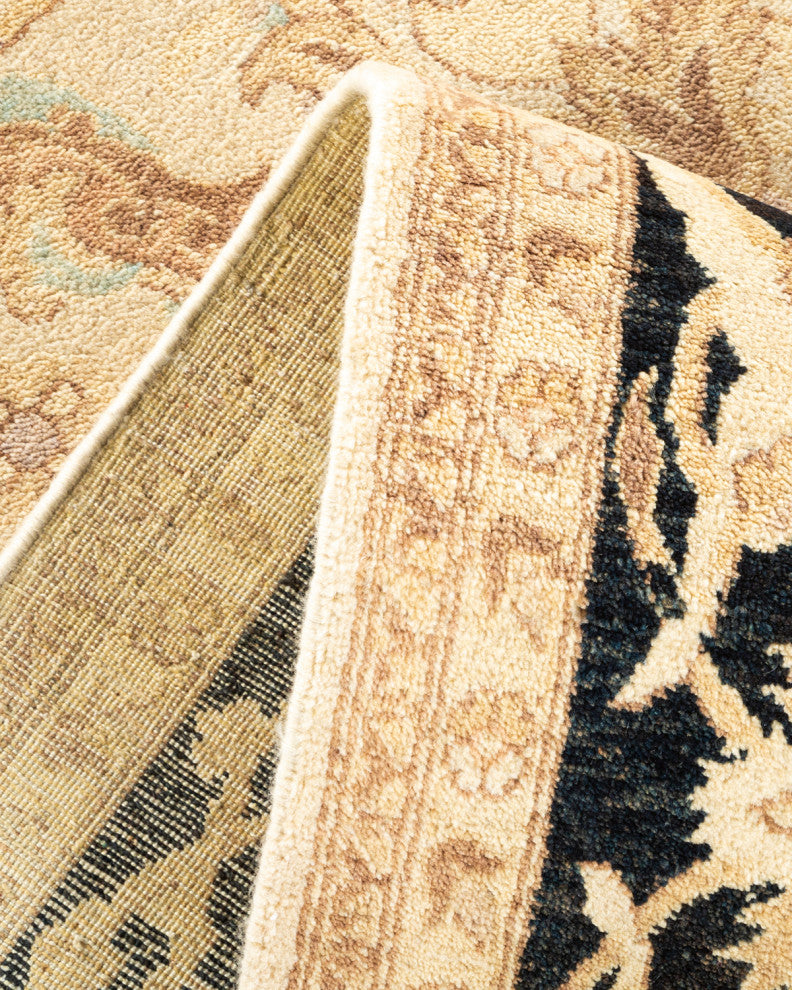 Eclectic, One-of-a-Kind Hand-Knotted Area Rug Ivory, 6' 0 x 9' 5