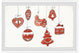 "Christmas Baubles II" Framed Painting Print, 45x30