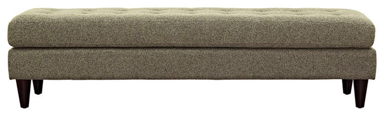 Modern Oatmeal Empress Large Bench