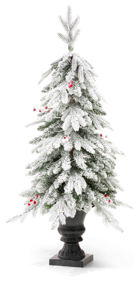 4' Pre-Lit Artificial Christmas Porch Tree