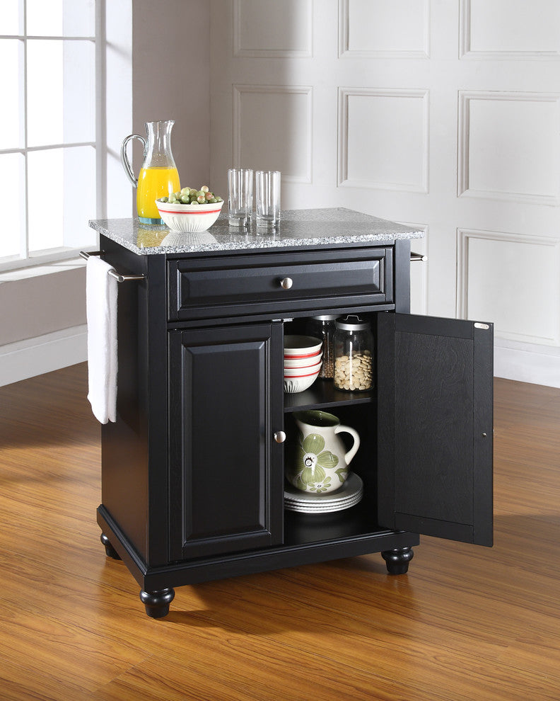 Cambridge Solid Granite Top Portable Kitchen Island