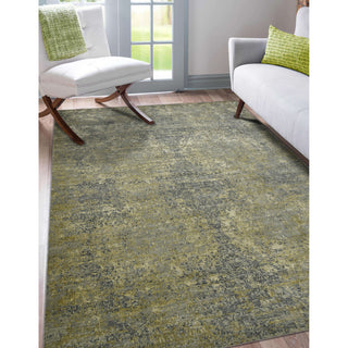 Amer Rugs Mystique Lucci MYS-30 Gold Hand-knotted - 12' X 15' Rectangle