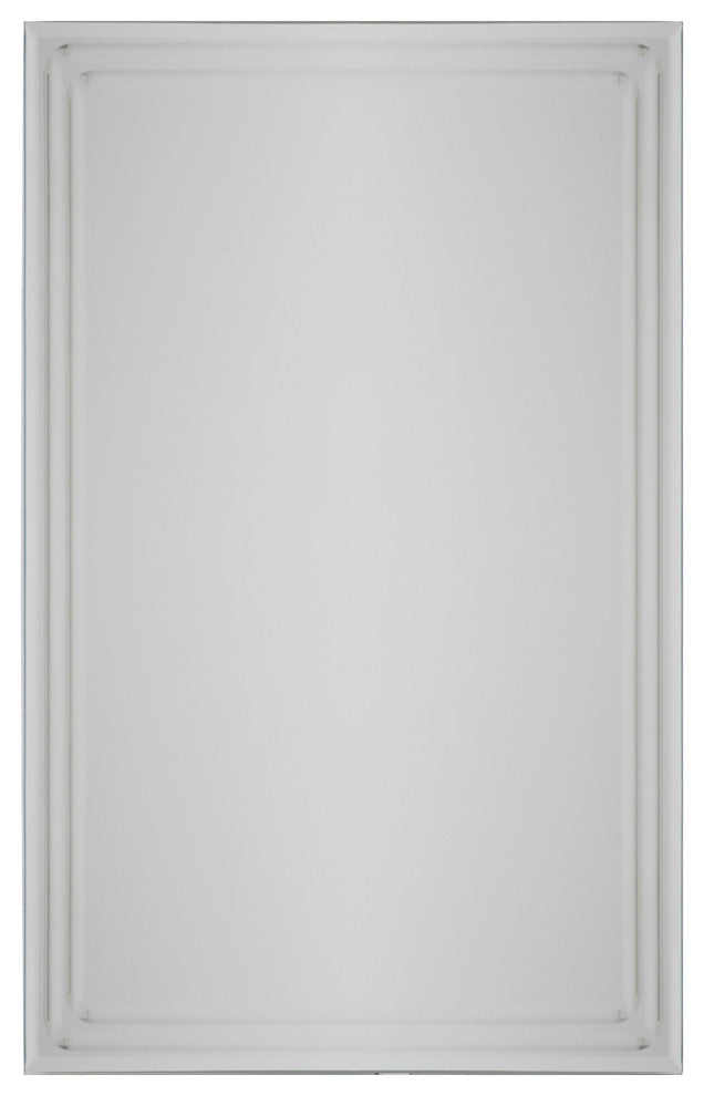 Frameless Tri-Bevel Wall Mirror, 23.6" X 39.5"