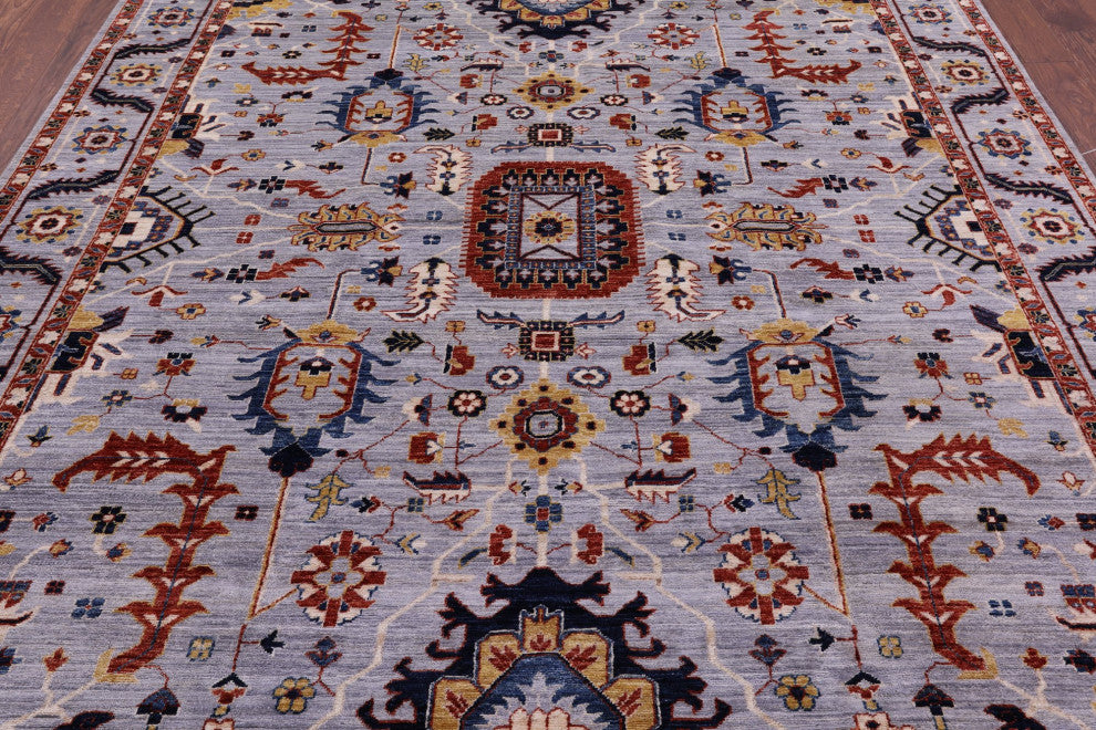 Hand-Knotted Persian Fine Serapi Wool Rug 8' 1" X 9' 9" - Q12861